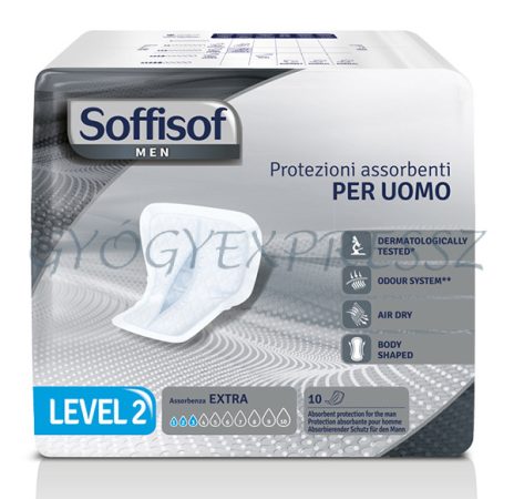 SOFFISOF MEN LEVEL 2 Férfi vizelet-inkontinenciabetét 10 db