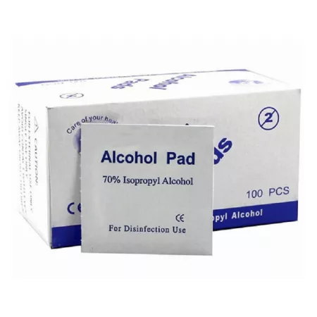 Fertőtlenítő Kendő Alkoholos törlőkendő ALCOHOL PADS 100 db 
