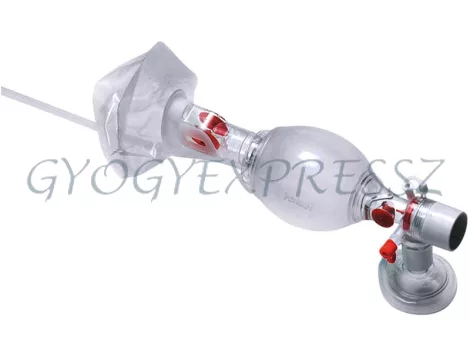 AMBU SPUR II PEDIATRIC Lélegeztető ballon 0-ás maszkkal ÚJSZÜLÖTT