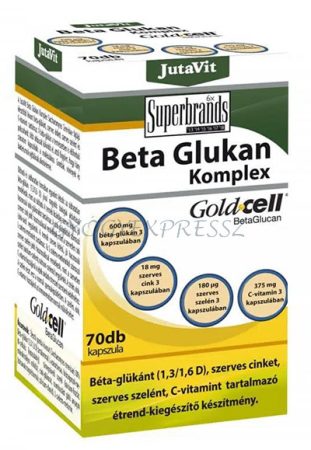 JUTAVIT BÉTA-GLÜKÁN KOMPLEX Kapszula 70 db