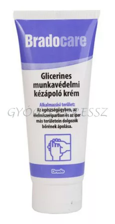 BRADOCARE Glicerines munkavédelmi kézápoló Krém 100 ml 