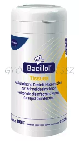 BACILLOL TISSUES Felületfertőtlenítő kendő dobozos 100 db 