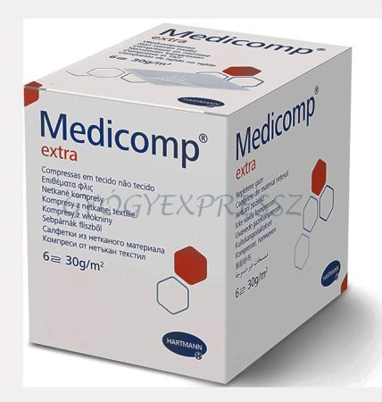 MEDICOMP EXTRA 7,5 x 7,5 cm Steril sebpárna sebfedőlap 50 db/csomag