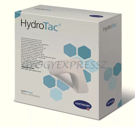HYDROTAC 10 x 20 cm Géllel impregnált steril habkötszer 