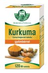   HERBÁRIA Kurkuma étrend-kiegészítő tabletta gyömbérrel 120 db