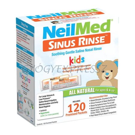 SINUS RINSE NEILMED utántöltő tasak Gyerek orrmosóhoz 120 db