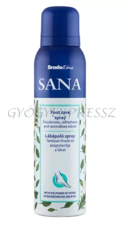 SANA Antibakteriális lábápoló spray 150 ml (MG 29123)