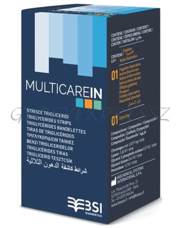 MULTICARE IN Triglicerid tesztcsík 5 db (MG 14528)