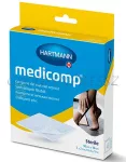   MEDICOMP 10 x 10 cm Flíz alapanyagú steril sebfedő lap 10 db