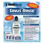   SINUS RINSE NEILMED Felnőtt Orr, homlok- és arcüreg irrigátor, Orrmosó készlet