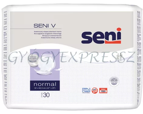 SENI V NORMAL Kapacitásnövelő, pelenkakiegészítő betét 30 db
