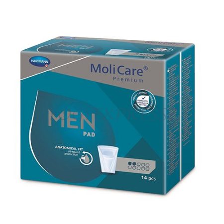 MOLICARE MEN PAD 2 cseppes Férfi inkontinencia betét  14 db