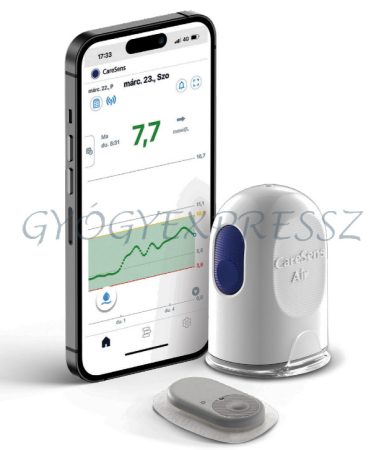 CARESENS AIR Folyamatos Vércukorszint monitorozó rendszer CGM