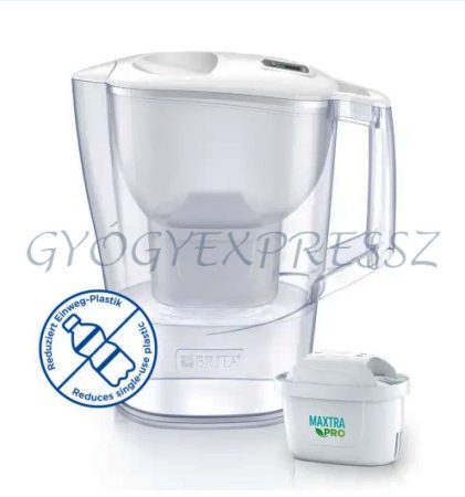 BRITA ALUNA Vízszűrő kancsó 2,4 literes fehér