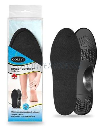 CORBBY DIABET COMFORT Gél talpbetét cukorbetegeknek