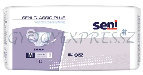 SENI CLASSIC PLUS L Nadrágpelenka 100 - 150 cm derékbőségre 30 db
