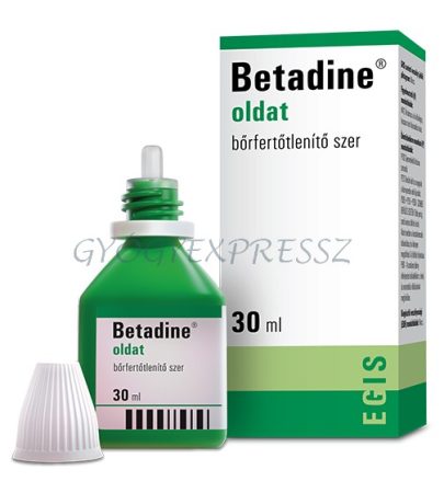 BETADINE bőrfertőtlenítő oldat 30 ml