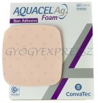   AQUACEL AG FOAM Nem öntapadó ezüstionos steril habkötszer  20 x 20 cm 
