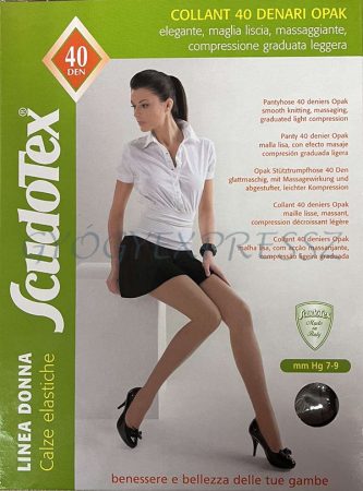 SCUDOTEX 460 FEKETE Kompressziós harisnyanadrág 40 den SCUDOTEX 460 FEKETE Kompressziós harisnyanadrág 40 den