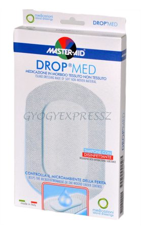 MASTER-AID DROP MED 10 x 12 cm steril sebpárna fertőtlenítővel 5 db