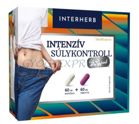 INTERHERB INTENZÍV SÚLYKONTROLL Éjszakai és nappali kapszula és tabletta 2 x 60 db