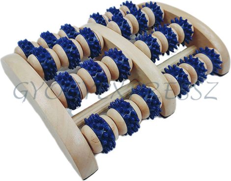 DUPLA fa lábmasszírozó 24 görgős (MG 10261)