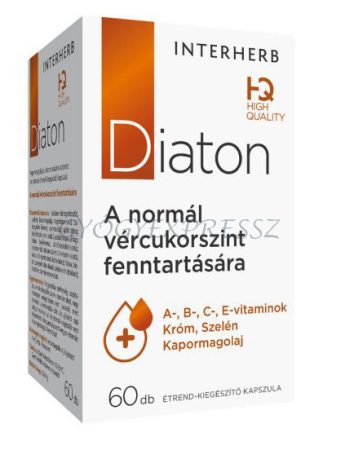 INTERHERB DIATON CUKORKONTROLL Kapszula 60 db