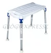 PRIME HÁTTÁMLA NÉLKÜLI Tusolószék fürdetőszék  136 kg-ig (MG 27625)