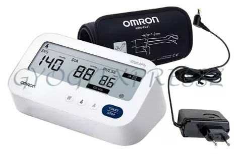 OMRON M3 COMFORT AFIB + ADAPTER  felkaros vérnyomásmérő okos mandzsettával