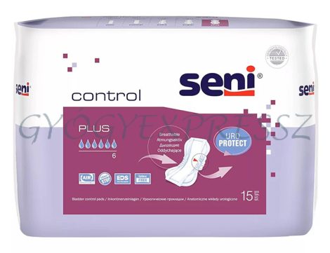 SENI CONTROL PLUS Inkontinenciabetét 15 db SENI CONTROL PLUS Inkontinenciabetét 15 db