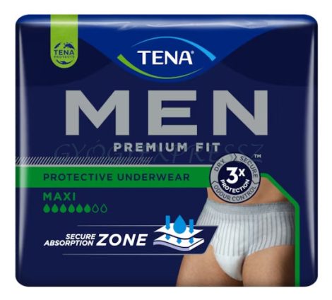 TENA MEN PREMIUM FIT MAXI L/XL méretű férfi inkontinencia-fehérnemű