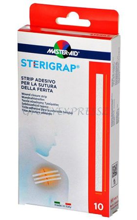 MASTER-AID STERIGRAP Sebzáró tapasz 100 x 6 mm 10 db