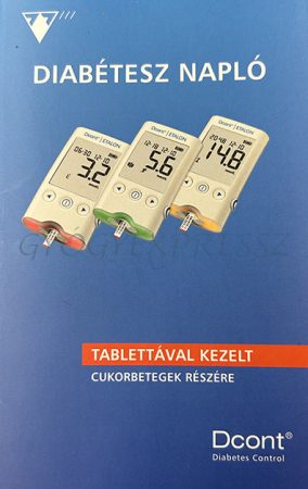 Diabétesz vércukor napló tablettával kezelt cukorbetegeknek