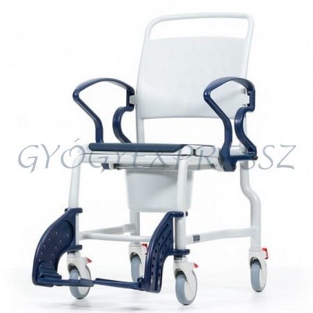 REBOTEC ERFURT Kerekes fürdetőszék és szoba WC egyben KÉK (MG 23093)