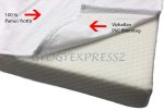   SABATA 9912 Vízhatlan Matracvédő Lepedő Szegett széllel 140 x 100