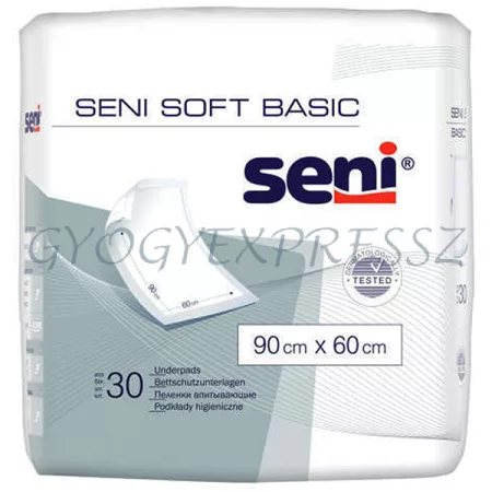 SENI SOFT BASIC 60 x 90 cm Betegalátét 30 db