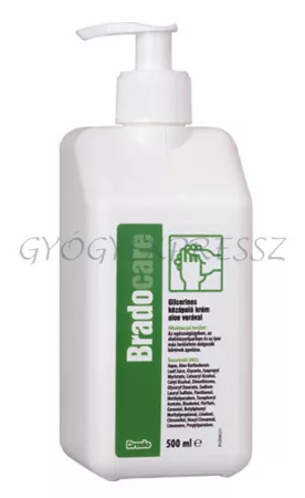 BRADOCARE Munkavédelmi kézápoló Krém Aloe Verával 500 ml 