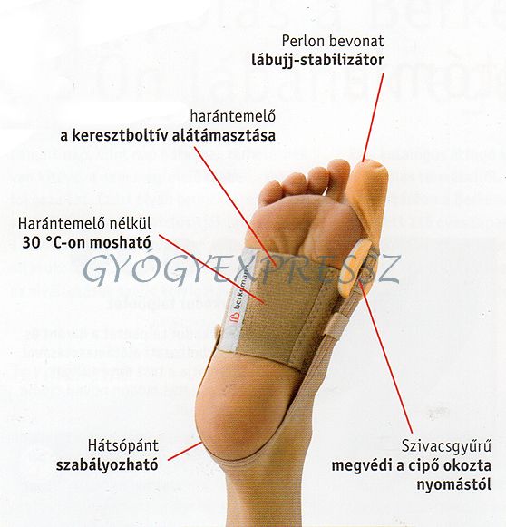 B ty k Hallux kezel p rna BERKEMANN 08440 Gy gyexpressz w