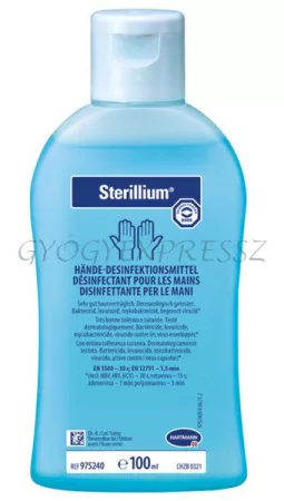 STERILLIUM PURE Alkoholos kézfertőtlenítő 100 ml STERILLIUM PURE Alkoholos kézfertőtlenítő 100 ml