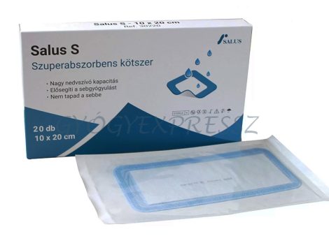 SALUS S SUPERABSORVENS nedvszívó kötszer 10 x 20 cm 