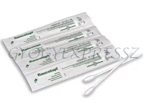 RAUCOTUPF 100 STERIL vattapálca 15 cm-es nyéllel