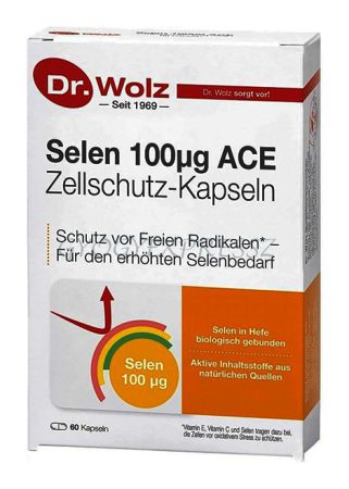 Dr. WOLZ SELEN ACE Étrend-kiegészítő sejtvédő kapszula 60 db