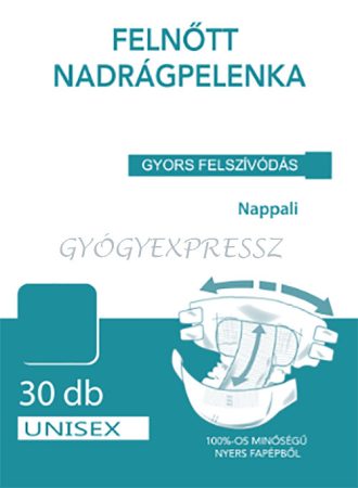 GM Nappali nadrágpelenka L-es méret 95 - 155 cm derékbőségre 30 db