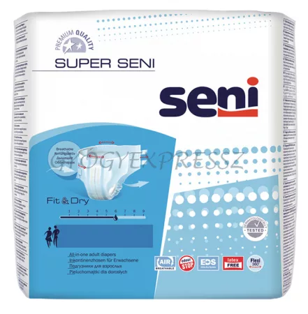SENI SUPER XL Felnőtt nadrágpelenka 130 -170 cm derékbőségre 30 db