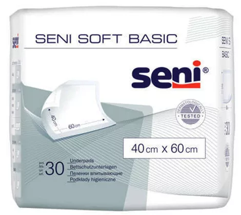 SENI SOFT BASIC 40 x 60 cm Betegalátét 30 db
