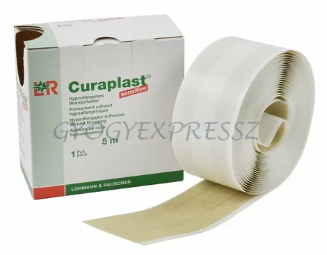 CURAPLAST SENSITIVE 8 cm x 5 m Szigetkötszer tekercs CURAPLAST SENSITIVE 8 cm x 5 m Szigetkötszer tekercs