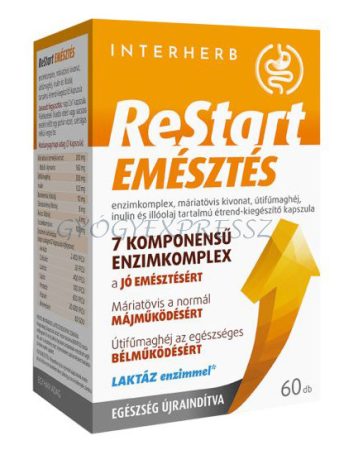 INTERHERB RESTART EMÉSZTÉS Kapszula 60 db