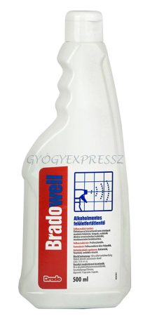 BRADOWELL Alkoholmentes felületfertőtlenítő utántöltő 500 ml (MG 30049)