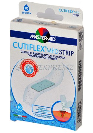 MASTER-AID CUTIFLEX SRIP MEDIUM 10 db Vízálló sebtapasz 78 mm x 20 mm