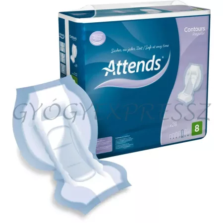 ATTENDS CONTOURS REGULAR 8 Inkontinenciabetét 28 db